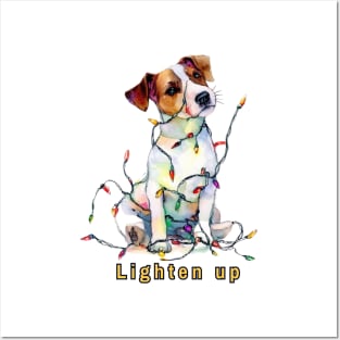 Lighten up Jack Russell Terrier Posters and Art